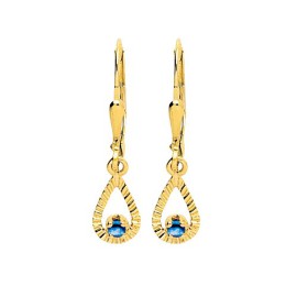 Boucles d’oreilles pendantes – Or jaune 9 cts – Saphir – 293036.S0 Boucles d’oreilles pendantes – Or jaune 9 cts – Saphir – 293036.S0