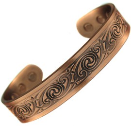 Bracelet-Cuivre-6-Aimant-3000g-Celte-Celtic-Tribal-homme-femme-0