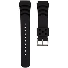 Bracelet de montre style plongée, remplacement pour Z22, Noir, 22mm Bracelet de montre style plongée, remplacement pour Z22, Noir, 22mm 3