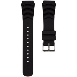 Bracelet de montre style plongée, remplacement pour Z22, Noir, 22mm Bracelet de montre style plongée, remplacement pour Z22, Noir, 22mm 5