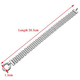 Bric-Link – SBT1408 – Bracelet Mixte – Argent 925/1000 16.5 Gr Bric-Link – SBT1408 – Bracelet Mixte – Argent 925/1000 16.5 Gr 4