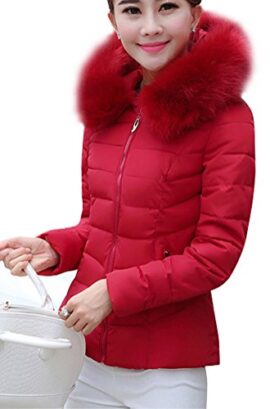 Brinny Femme Fille Veste Manteau Parka Doudoune Blouson Hiver Chaud Veste Manche Long Jacket Hoodie Capuche Fourrure faux Rembourré 155 Brinny Femme Fille Veste Manteau Parka Doudoune Blouson Hiver Chaud Veste Manche Long Jacket Hoodie Capuche Fourrure faux Rembourré 155