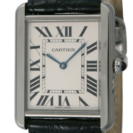 CARTIER-TANK-HOMME-NOIR-CUIR-BRACELET-ACIER-INOXYDABLE-BOITIER-MONTRE-W5200003-0-0