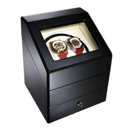 CKB Ltd DELUXE EURO Automatic Watch Winder Remontoir de Montre avec Double Boîte à montres avec tirage – 4 Modes de minuterie premium moteur silencieux – CKBDRAW73-EURO CKB Ltd DELUXE EURO Automatic Watch Winder Remontoir de Montre avec Double Boîte à montres avec tirage – 4 Modes de minuterie premium moteur silencieux – CKBDRAW73-EURO 5