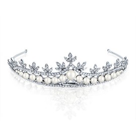 Cadeaux-de-Nol-Plaqu-rhodium-Rhinestone-simul-Nuptiale-romantique-Pearl-Tiara-0