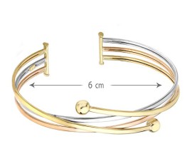 Carissima Gold – 3.35.1679 – Bracelet Femme – Or 9 cts Tricolore 5 Gr Carissima Gold – 3.35.1679 – Bracelet Femme – Or 9 cts Tricolore 5 Gr 5