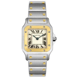 Cartier Femmes W20012C4 Santos en or 18 carats et acier inoxydable Rights Watch Cartier Femmes W20012C4 Santos en or 18 carats et acier inoxydable Rights Watch