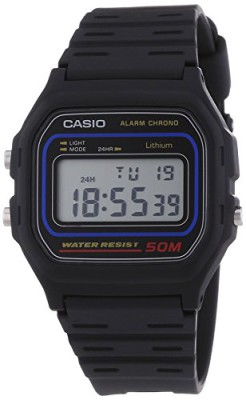 Casio-W-59-1VQES-Vintage-Montre-Mixte-Quartz-Digital-Cadran-LCD-Bracelet-Rsine-Noir-0