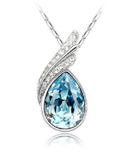 Celebrity Jewellery Goutte d’eau Baisse Forme Verre Cristal boucles d’oreilles and Collier Parures for Her Femme Bijoux Gift Celebrity Jewellery Goutte d’eau Baisse Forme Verre Cristal boucles d’oreilles and Collier Parures for Her Femme Bijoux Gift 3