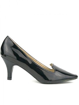 Cendriyon, Escarpin Verni Noir OLIVIA Chaussures Femme Cendriyon, Escarpin Verni Noir OLIVIA Chaussures Femme