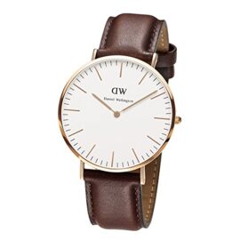 Daniel-Wellington-0106DW-St-Andrews-Montre-Mixte-Quartz-Analogique-Cadran-Rose-Bracelet-Cuir-Marron-0-0