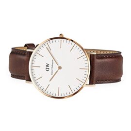 Daniel-Wellington-0106DW-St-Andrews-Montre-Mixte-Quartz-Analogique-Cadran-Rose-Bracelet-Cuir-Marron-0-1