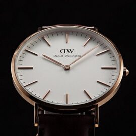 Daniel-Wellington-0106DW-St-Andrews-Montre-Mixte-Quartz-Analogique-Cadran-Rose-Bracelet-Cuir-Marron-0-3