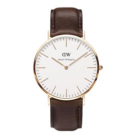 Daniel Wellington – 0109DW – Bristol – Montre Mixte – Quartz Analogique – Cadran Rose – Bracelet Cuir Marron Daniel Wellington – 0109DW – Bristol – Montre Mixte – Quartz Analogique – Cadran Rose – Bracelet Cuir Marron