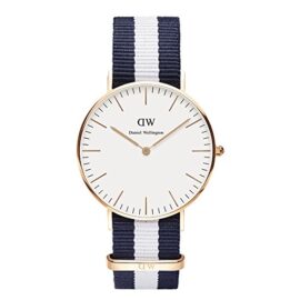 Daniel Wellington – 0503DW – Glasgow – Montre Mixte – Quartz Analogique – Cadran Rose – Bracelet Nylon Multicolore Daniel Wellington – 0503DW – Glasgow – Montre Mixte – Quartz Analogique – Cadran Rose – Bracelet Nylon Multicolore