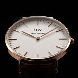 Daniel Wellington – 0511DW – Bristol – Montre Mixte – Quartz Analogique – Cadran Blanc – Bracelet Cuir Marron Daniel Wellington – 0511DW – Bristol – Montre Mixte – Quartz Analogique – Cadran Blanc – Bracelet Cuir Marron 5