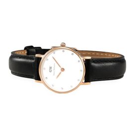 Daniel-Wellington-0901DW-Classy-Sheffield-Montre-Femme-Quartz-Analogique-Cadran-Rose-Bracelet-Cuir-Noir-0-1