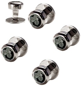 Denison-Boston-Boutons-de-col-Mtal-Onyx-DS32SNW-0