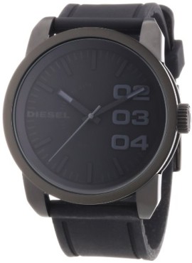 Diesel-DZ1446-Montre-Homme-Quartz-Analogique-Bracelet-Silicone-Noir-0