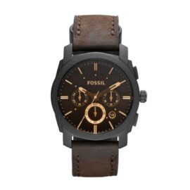 Fossil – FS4656 – Montre Homme – Quartz Analogique – Chronomètre – Bracelet Cuir Marron Fossil – FS4656 – Montre Homme – Quartz Analogique – Chronomètre – Bracelet Cuir Marron