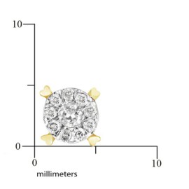 Goldmaid – Pa O5017GG – Boucles d’Oreilles Femme – Or Jaune 585/1000 (14 Cts) 1.3 Gr – Diamant Goldmaid – Pa O5017GG – Boucles d’Oreilles Femme – Or Jaune 585/1000 (14 Cts) 1.3 Gr – Diamant 3