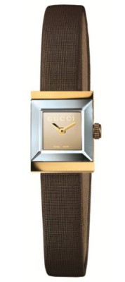 Gucci G-Frame Square 18kt Gold Womens Strap Watch Brown Mirror Dial Quartz YA128506 Gucci G-Frame Square 18kt Gold Womens Strap Watch Brown Mirror Dial Quartz YA128506 2