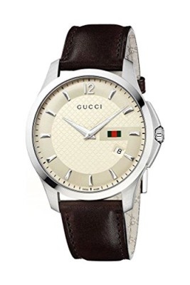 Gucci Homme Montre Ya126303 Analogique Cuir Brassard Quartz Gucci Homme Montre Ya126303 Analogique Cuir Brassard Quartz 2