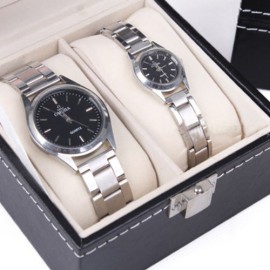 HQdeal-Faux-Bote–bijoux-en-cuir-Prsentoir-coffret-bote–montre-pour-2-montres-0-3