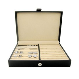 Hommes-Femmes-boutons-de-manchette-bote-boucles-bote-de-pinces–cravate-Coffret–bijoux-0-0