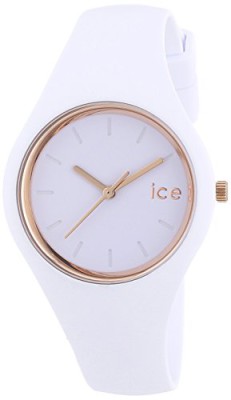 ICE-Watch-ICE-Glam-White-rose-gold-Small-Montre-femme-Quartz-Analogique-Cadran-Blanc-Bracelet-Silicone-Blanc-ICEGLWRGSS14-0