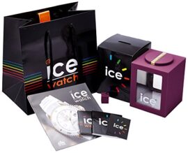 ICE-Watch-ICEGLANESS14-Ice-Glam-Forest-Montre-Mixte-Quartz-Analogique-Cadran-Rouge-Bracelet-Silicone-Rouge-0-3