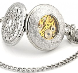 Infinite-U-Forme-de-Cur-Toile-dAraigne-Squelette-Creux-Acier-Montre-de-Poche-Mouvement-Mcanique-Argent-0-1