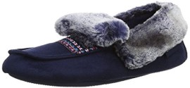 Isotoner-Isotoner-Pillowstep-Moccasin-With-Fur-Cuff-Chaussons-femme-0