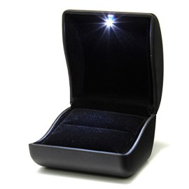 KINGSO-Ecrin-Bague-Boite-A-Bijoux-Cadeau-Mariage-Fiancaille-Noir-Avec-LED-Lumineux-0