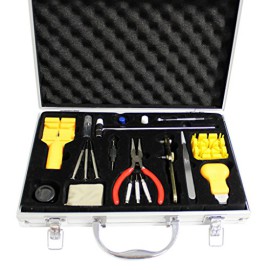 Kit de Réparation de Montres 21 Pièces dans un Étui en Métal avec Outil pour Remplacement de Piles par KurtzyTM Kit de Réparation de Montres 21 Pièces dans un Étui en Métal avec Outil pour Remplacement de Piles par KurtzyTM 3