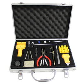 Kit de Réparation de Montres 21 Pièces dans un Étui en Métal avec Outil pour Remplacement de Piles par KurtzyTM Kit de Réparation de Montres 21 Pièces dans un Étui en Métal avec Outil pour Remplacement de Piles par KurtzyTM 2