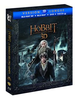 Le Hobbit : La bataille des cinq armées [Version longue – Blu-ray 3D + Blu-ray + DVD + Copie digitale] Le Hobbit : La bataille des cinq armées [Version longue – Blu-ray 3D + Blu-ray + DVD + Copie digitale]