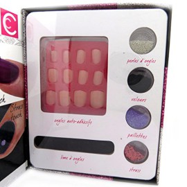 Les Trésors De Lily [L9216] – Coffret bar à ongles ‘Festiv’Ongles’ argenté rose violet noir Les Trésors De Lily [L9216] – Coffret bar à ongles ‘Festiv’Ongles’ argenté rose violet noir 5