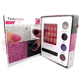 Les Trésors De Lily [L9216] – Coffret bar à ongles ‘Festiv’Ongles’ argenté rose violet noir Les Trésors De Lily [L9216] – Coffret bar à ongles ‘Festiv’Ongles’ argenté rose violet noir 2