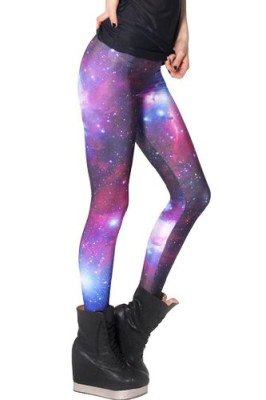 Luckshop2012 Filles élastiques Galaxy imprimés extensibles de guêtres de collants de Casual Slim pantalon de femmes Luckshop2012 Filles élastiques Galaxy imprimés extensibles de guêtres de collants de Casual Slim pantalon de femmes 2