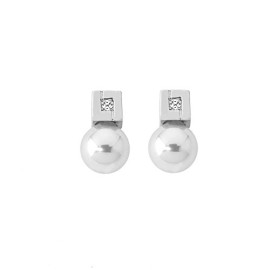 Majorica – Boucles d’oreilles – Argent 925 – Perle/Oxyde de zirconium – 08938.01.2.000.701.1 Majorica – Boucles d’oreilles – Argent 925 – Perle/Oxyde de zirconium – 08938.01.2.000.701.1 2