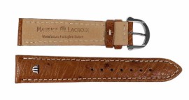 Maurice-Lacroix-Bracelet-cuir-dautruche-Band-lgerbrun-22625S-Largeur-du-bracelet14mm-0-0