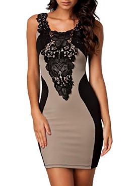 Mesdames-robe-sexy-robes-robe-de-courroie-extensible-robe-clubwear-partie-Frestlich-36-44-0