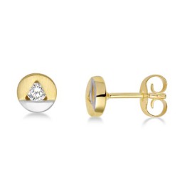 Miore-MM9012ZE-Boucles-dOreilles-Femme-Or-bicolore-3751000-9-carats-11-gr-Oxyde-de-Zirconium-0