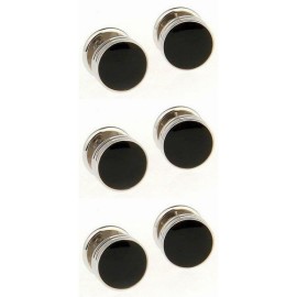 Noir-boutons-de-chemisArgent-0