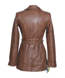 Olivia-Tan-cire-pour-femme-en-cuir-dagneau-Smart-Manteau-Trench-Casual-Veste-0-2