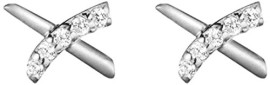 Or-Prestige-Boucles-dOreilles-Or-blanc-9-cts-Oxyde-de-Zirconium-E100G-0