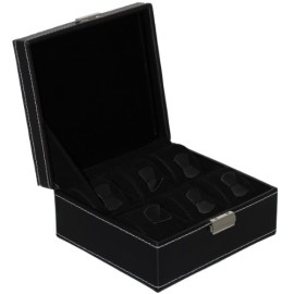 Oramics boîte de design noir et coffret de rangement idéal pour 6 montres haut de gamme-design intemporel-finitions de qualité Oramics boîte de design noir et coffret de rangement idéal pour 6 montres haut de gamme-design intemporel-finitions de qualité 5