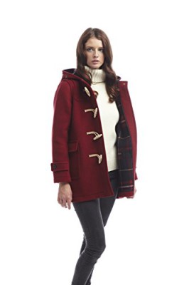 Original-Montgomery-Soho-Elegance-Duffle-Coat-Femme-Rouge-Bordeaux-0