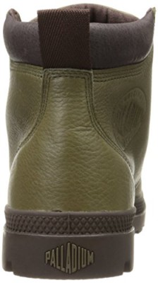 Palladium PAMPA HI CUFF LEA~OLIVE DRAB/CHOCOLATE~M, Bottines avec doublure intérieure homme Palladium PAMPA HI CUFF LEA~OLIVE DRAB/CHOCOLATE~M, Bottines avec doublure intérieure homme 3